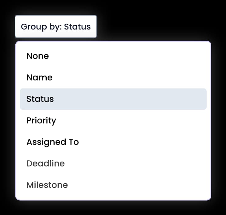quick task creation & assignments
